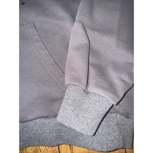 Cider Cropped Full Zip Hoodie Gray Small Angels Graphic Streetwear Y2K 24x21 - Picture 6 of 6